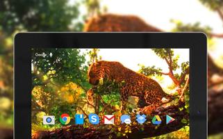 3D Leopard Live Wallpaper capture d'écran 3