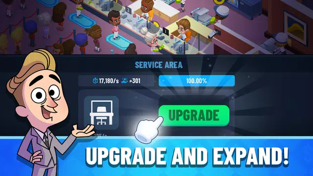 Screenshot 7 for Idle Bank Tycoon: Money Empire
