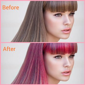 Hair color changer - Try different hair colors 海报