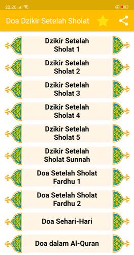 Doa Dzikir Setelah Sholat Lengkap Offline For Android Apk