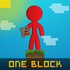 Stickman One Block Survival أيقونة