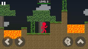 Stickman Vs Zombie Block Craft スクリーンショット 1