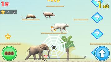 Animal Run Battle تصوير الشاشة 2