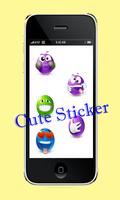 Poster Cute Sticker Whats App Emotion