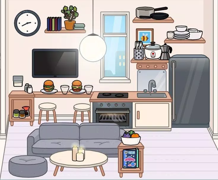 Aesthetic Free House design in Toca Boca