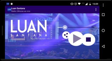 Luan Santana Rádio اسکرین شاٹ 2