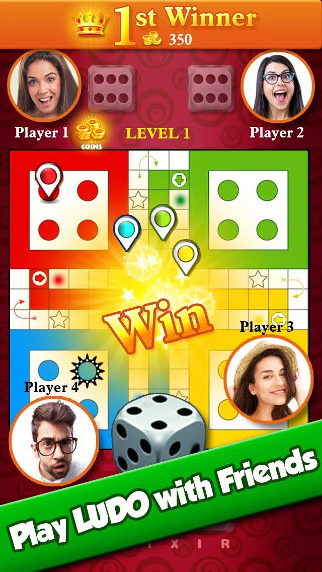 Ludo King Online 4 Player (won 1st) 