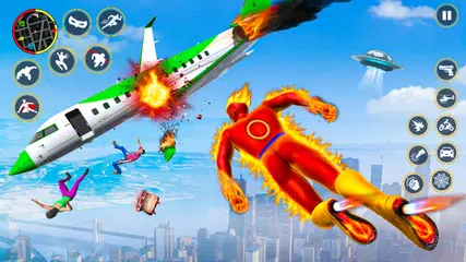 Скачать Miami Spider Rope Hero Games APK