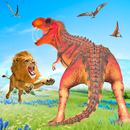 Lion vs Dinosaur Animal Fight APK