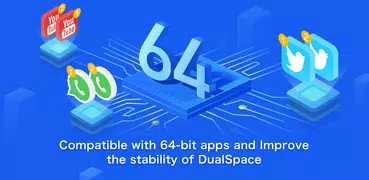 DualSpace Pro  -  64ビットサポート