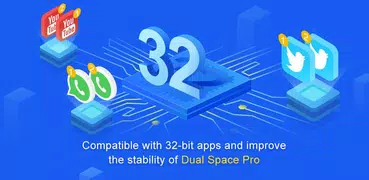 Dual Space Pro - 32bit support