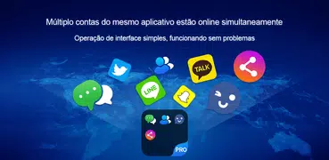 DualSpace Pro-Contas múltiplas