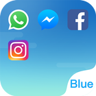 Dual Space - Multi Accounts & Fresh Blue Theme icon