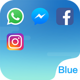 Dual Space - Multi Accounts & Fresh Blue Theme icon