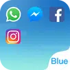 Dual Space - ธีมสีฟ้าสด APK