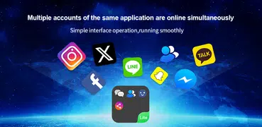 Dual Space Lite-Multi Accounts