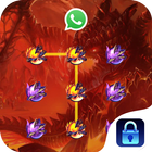 Fire Dragon Lock Master Theme icône