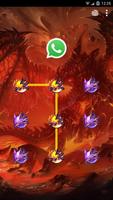 Fire Dragon Lock Master Theme Affiche