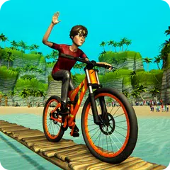 BMX Bicycle Balance game - Impossible tracks