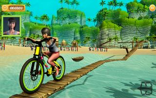 BMX Bicycle Balance game - Impossible tracks poster