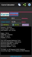 Flat Earth - Curve & Globe Calculator Plakat
