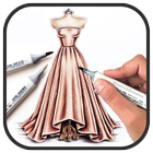 Fashion Design Flat Sketch ikon
