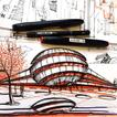 Architecture Sketch Drawing
