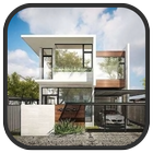 Modern Minimalist House Design Zeichen
