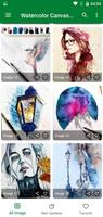 Watercolor Canvas Painting ภาพหน้าจอ 2