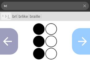 3 Schermata Brailliac: Braille Keyboard