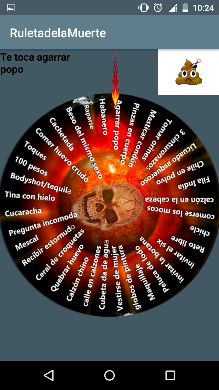 ruleta de retos extremos