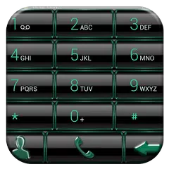 Скачать Dialer Theme GlassFrameBGreen APK