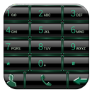 Dialer Theme GlassFrameBGreen APK