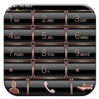 Dialer Theme GlassFrameBronze icône