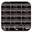 Dialer Theme GlassFrameBronze