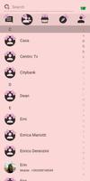 SMS Theme Ribbon Pink messages اسکرین شاٹ 3