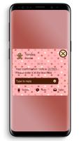 SMS Theme Love Chocolate pink ảnh chụp màn hình 3