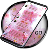 SMS Theme Love Cherry - pink Zeichen