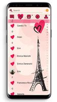 SMS Theme Love Paris - pink capture d'écran 2