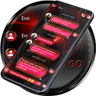SMS Theme Sphere Red - black icône