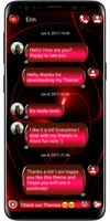 SMS Theme Sphere Red - black 海报