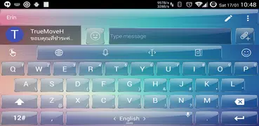 Keyboard Theme Glass Blur