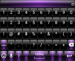 Keyboard Theme DuskBlackPurple screenshot 3