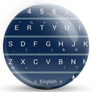 Keyboard Theme FlatBar Blue APK