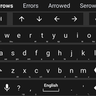 Keyboard Theme Flat Bar Dark icono