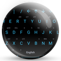 Keyboard Theme Flat Black Blue