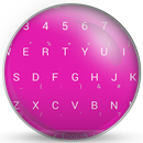 Keyboard Theme Flat Pink APK