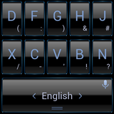Keyboard Theme Frame Blue আইকন