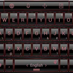 Keyboard Theme Frame Red APK Herunterladen