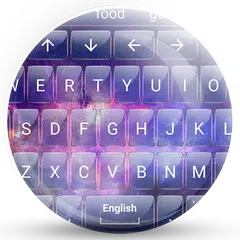 Скачать Keyboard Theme Glass Galaxy APK